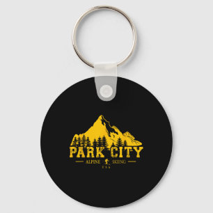Park City Utah Usa Ski Resort Alpine Skiing Souven Key Ring