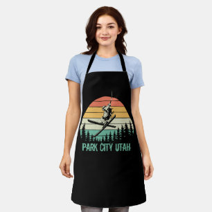 Park city Utah vintage Apron