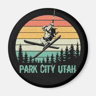 Park city Utah vintage Magnet