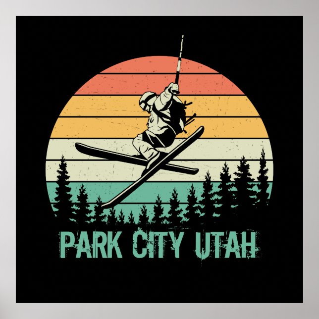Park city Utah vintage Poster (Front)