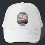 Park City Utah Winter Area Emblem  Trucker Hat<br><div class="desc">Park City Winter art design showcasing the winter landscape.</div>