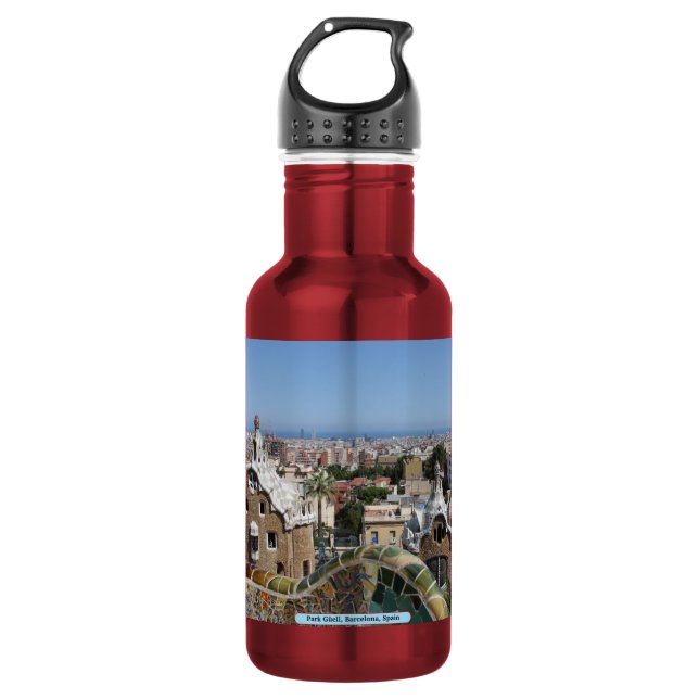 Park Güell, Barcelona, Spain 532 Ml Water Bottle (Front)