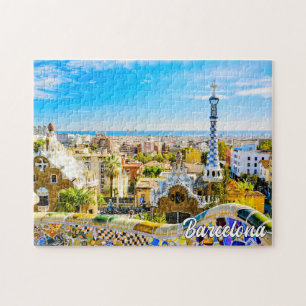 Park Guell, Barcelona, Spain Jigsaw Puzzle