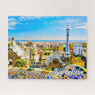 Park Guell, Barcelona, Spain Jigsaw Puzzle