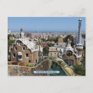Park Güell, Barcelona, Spain Postcard