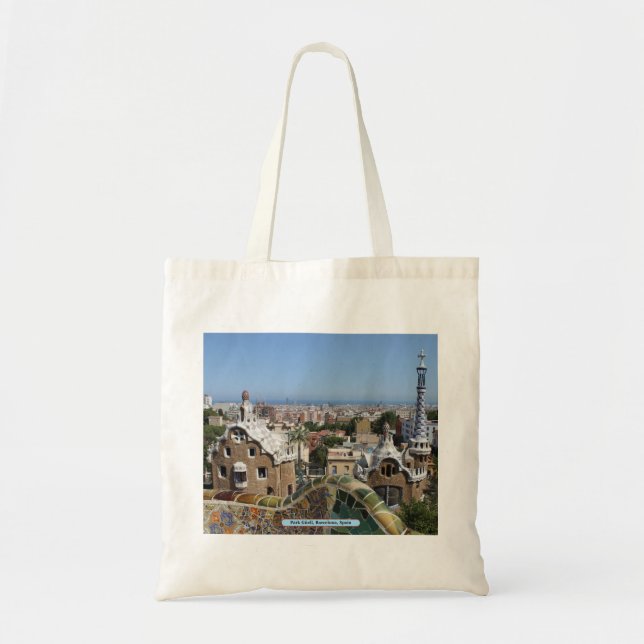 Park Güell, Barcelona, Spain Tote Bag (Front)