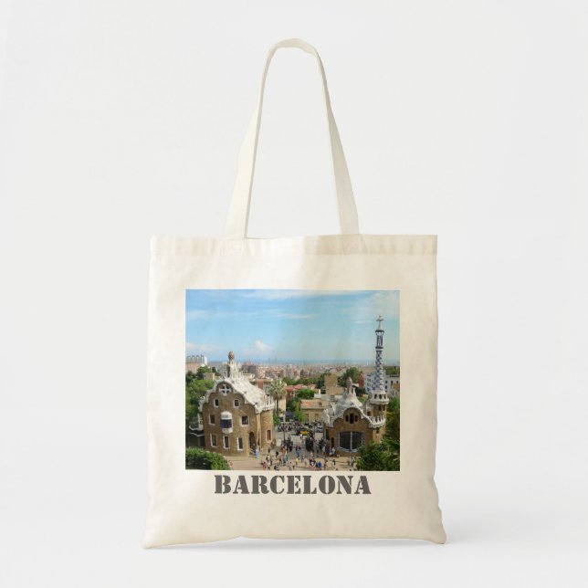 Park Guell, Barcelona Tote Bag (Front)