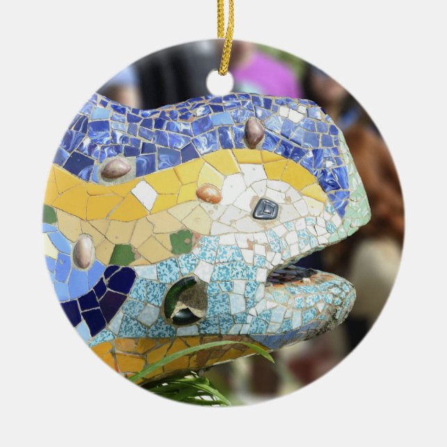 Park Guell dragon Ornament (Front)