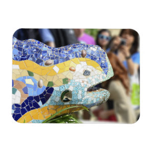 Park Guell dragon Premium Magnet