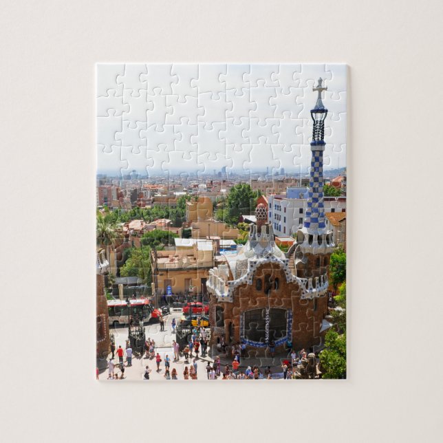 Park Guell in Barcelona, Spain Jigsaw Puzzle (Vertical)