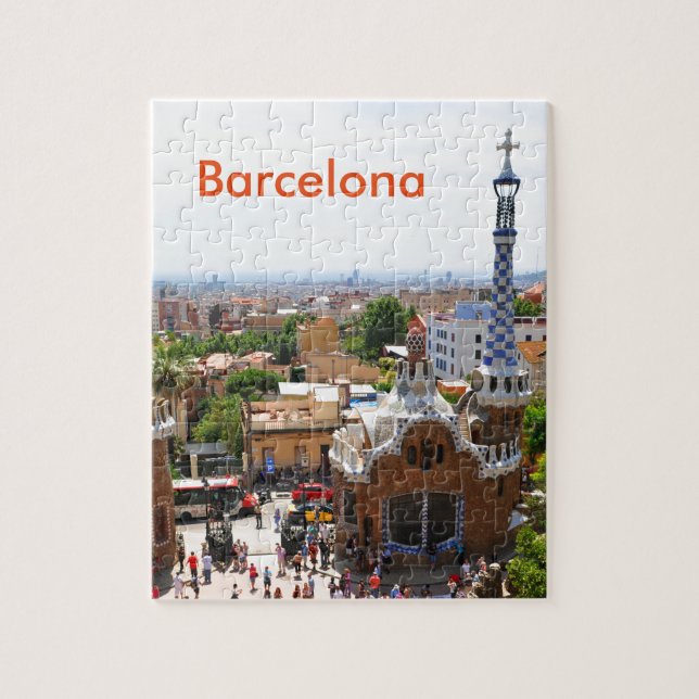 Park Guell in Barcelona, Spain Jigsaw Puzzle (Vertical)