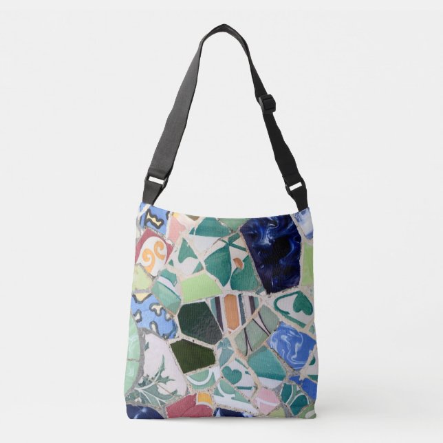Park Guell mosaics Crossbody Bag (Front)