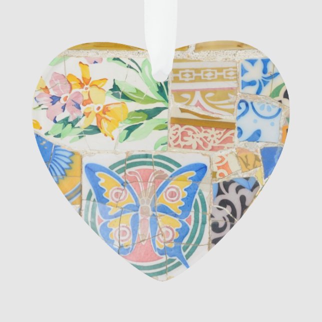 Park Guell mosaics Ornament (Front)