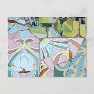 Park Guell mosaics Postcard