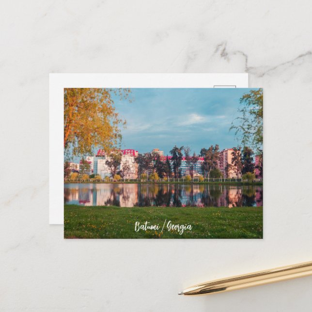 Park in Batumi Postcard (Front/Back In Situ)