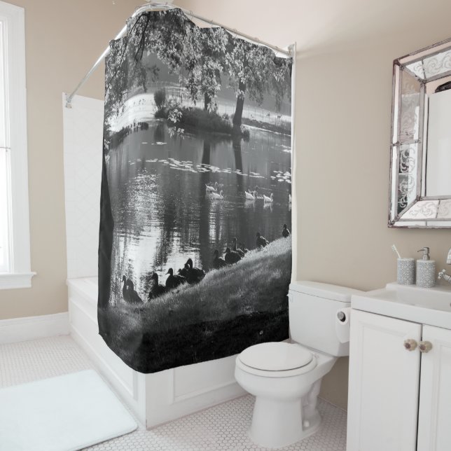 Park Life sca Shower Curtain (In Situ)