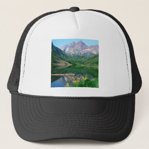 Park Maroon Bells White River Colorado Trucker Hat