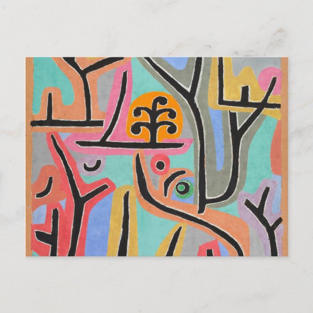 Park near Lu by Paul Klee Postcard (Front)