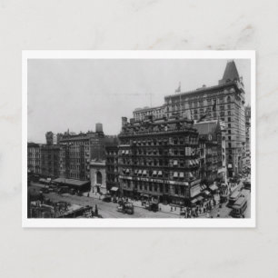 Park Place and Broadway, New York City Vintage Postcard