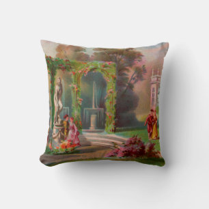 Park Promenade Throw Pillow