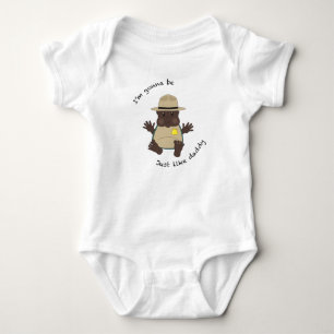 Park ranger daddy baby bodysuit