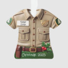 Park Ranger Shirt Personalised Christmas Ornament