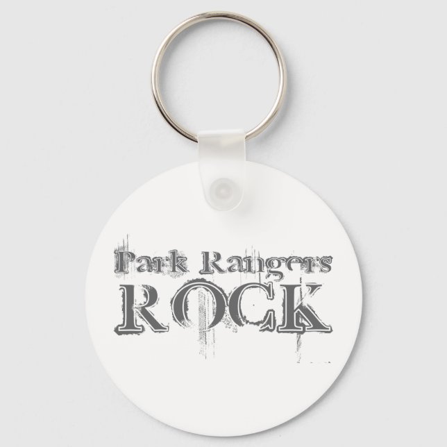 Park Rangers Rock Key Ring (Front)