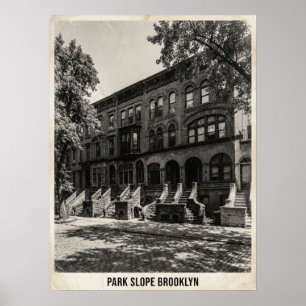 Park Slope Brooklyn New York Poster