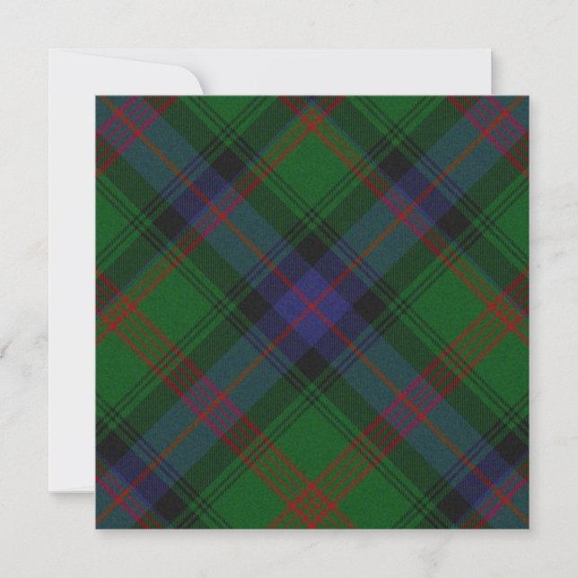 Park tartan green blue plaid (Front)
