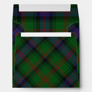 Park tartan green blue plaid envelopes