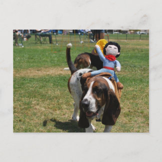 Park the Basset Hound Postcard