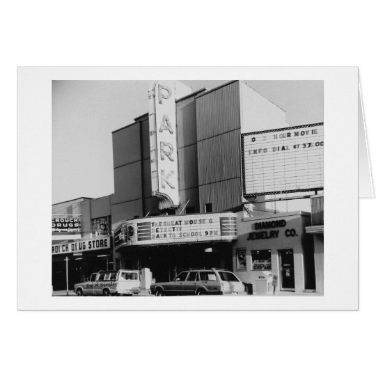 Park Theatre Circa 1986 Card