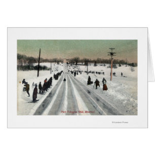 Park Toboggan Slide ViewMontreal, Canada