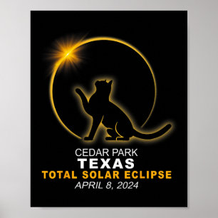 Park Total Solar Eclipse Apr 8 2024 Poster
