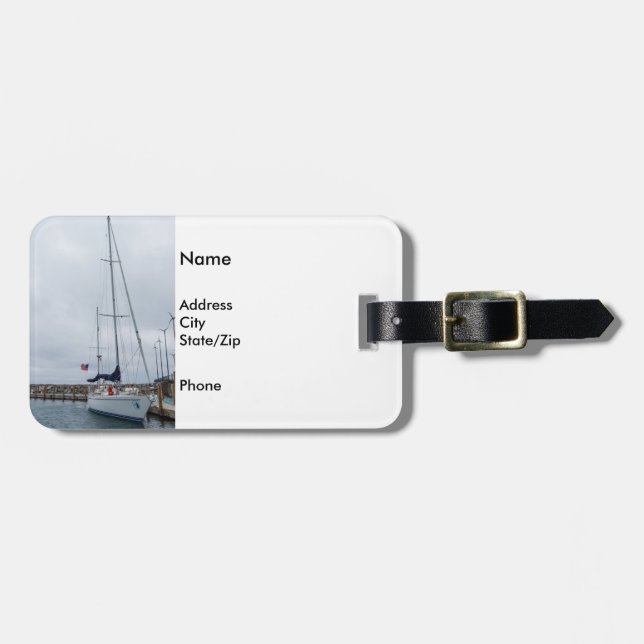 Parked Luggage Tag (Front Horizontal)