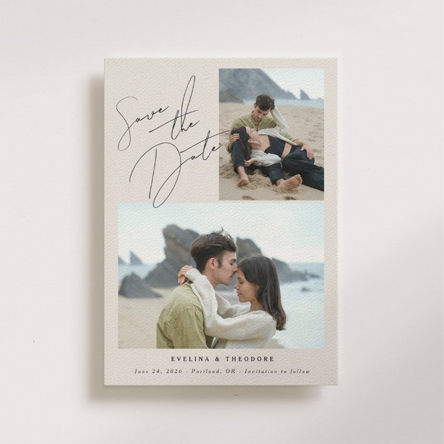 Parker 2 Photo Wedding Save the Date (Creator Uploaded)