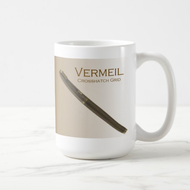 Parker 75 Vermeil Fountain Pen Collector's Mug (Right)