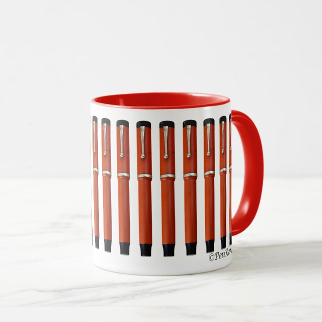 Parker Duofold Big Red Fountain Pens Mug (Front Right)