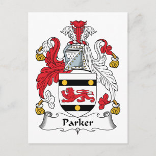 Parker Family Crest Postcard