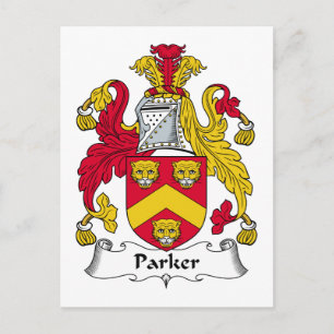 Parker Family Crest Postcard