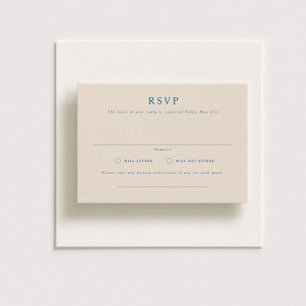 Parker Formal Landscape Wedding RSVP Card