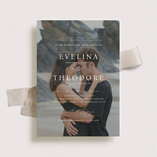 Parker Formal Photo Wedding Invitation