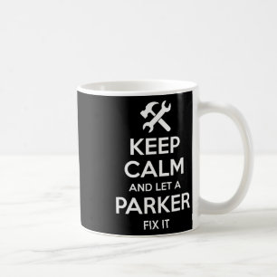 Parker Funny Surname Birthday Family Tree Reunion Coffee Mug