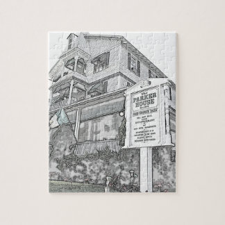 Parker House Sketch - Jersey Shore Jigsaw Puzzle