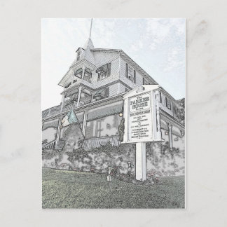 Parker House Sketch - Jersey Shore Postcard