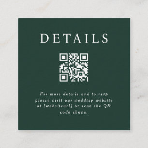 Parker QR Code Insert Card