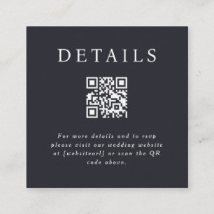 Parker QR Code Insert Card