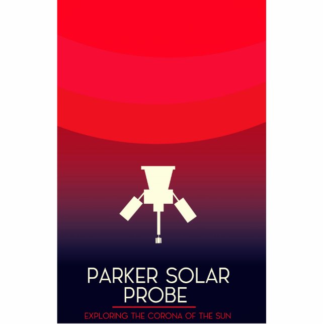 Parker Solar Probe Exploration Standing Photo Sculpture (Front)