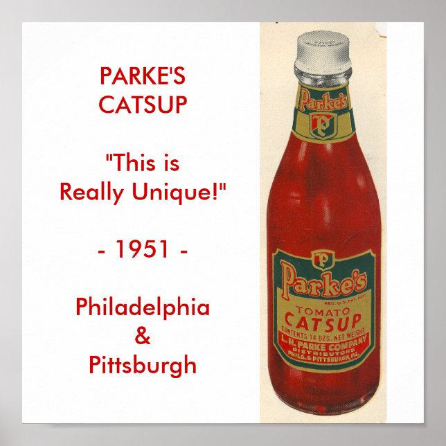 Parke's Catsup Poster (Front)
