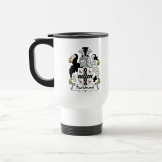 Parkhurst Family Crest Travel Mug